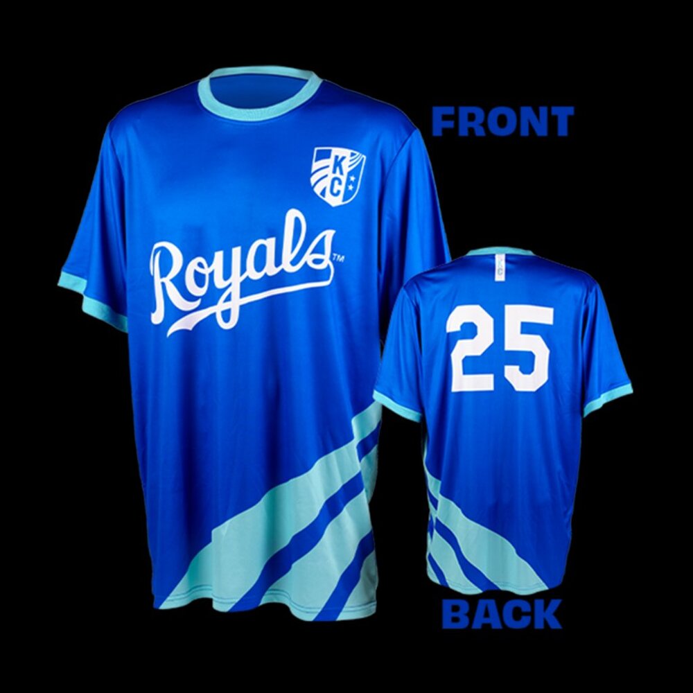 Kansas City Royals Sporting Kansas City Soccer Style Jersey Men's M